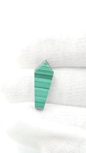 Cabochons en malachite verte naturelle de qualité supérieure, lisses, certifiés par un tiers, pierres précieuses en vrac, prix d'usine - Product Image 3