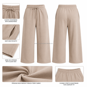 Pantalones Deportivos para Mujer, Personalizados OEM ODM, de Felpa Francesa, para un Estilo Deportivo, Elegante, Premium, Moderno, Cómodo y Acogedor - Product Image 5