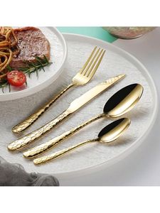 Modern Stainless Steel <b>Flatware</b> Set Mirror Polish Durable Construction Dishwasher Safe Lightweight NQH-11,012 Model Household - Product Image 1