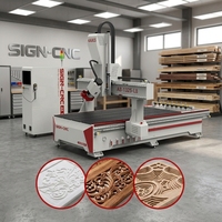 Router CNC de 4 Ejes de Larga Duración con Cabezal Giratorio ATC y Sistema de Control RichAuto para Trabajos en Madera de Gabinetes y Paneles