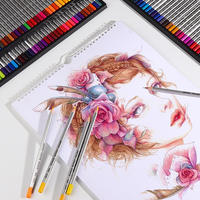 Coffret cadeau de 150 crayons de couleur, crayons de qualité supérieure à mine souple pour la coloration des adultes
