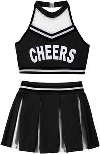 Vêtements d'entraînement pour cheerleading - Uniforme en tissu doux, taille du jeune au adulte - Product Image 4