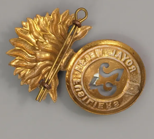 23rd Royal Welsh Style Glengarry Cap Badge Brass Vintage <b>Hat</b> Decorative Accessory - Product Image 3