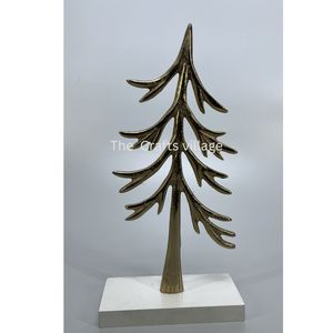Luxury Handmade Brass Christmas <b>Tree</b> Decoration <b>Tabletop</b> Ornament Festive Metal <b>Tree</b> Figurine Home Decor Gift Holiday Decor - Product Image 4
