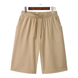 New Summer Men T Shirt and Shorts <b>Set</b> 100%Cotton Quick Dry <b>Knitted</b> Crew Neck Short Sleeve T-Shirt Shorts Streetwear Customizable - Product Image 2