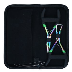 Kit d'outils pour extensions capillaires : Pince à sertir pour perles, crochet de tirage, outil de pose de boucles, mini-ciseaux, outil de séparation des mèches pour salon - Product Image 5