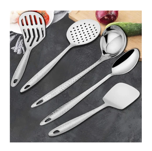 Cuillère de cuisine moderne en acier inoxydable sur mesure, dernier design, organisateur de cuisine, outil de cuisson à prix abordable - Product Image 1