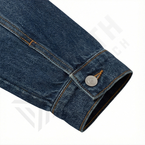 Chaqueta Vaquera Vintage de Otoño para Hombre al por Mayor, Ecológica, Transpirable, Corte Regular, Bolsillos Internos, Estilo Trucker - Product Image 4