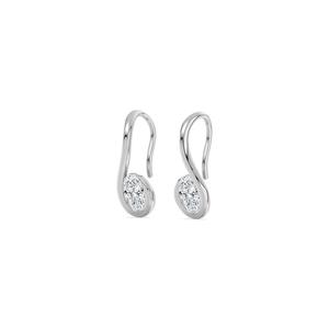 Stunning 9K Rose Gold Lab Grown Diamond <b>Earrings</b> 1.00 CTW Oval Cut <b>Fine</b> Jewelry for Elegant Daily Wear and Special Occasions - Product Image 5