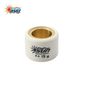 SUN RACING WRL2015-15 20x15mm 15G Galets de variateur CVT pour Scooter PCX CLICK125I SKYDRIVE125 Performance 6 Pièces Neuf Blanc - Product Image 2