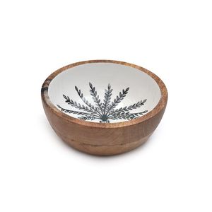 Meilleur Bol de Service Tendance en Bois d'Acacia avec Finition Émaillée, Décoratif, Sûr pour les Aliments, pour Fruits, Salades et Snacks, Naturel, Élégant et Rustique - Product Image 4