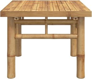 Wholesale Custom <b>Bamboo</b> Coffee <b>Table</b> Natural Slatted Design Durable Outdoor Indoor Furniture for Resort Hotel Garden Wholesale - Product Image 2