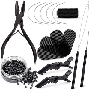 Kit Profesional de Extensiones de Cabello, Pinzas para Remover y Sellar Puntas I-Tip, Herramientas de Estilismo, Acero Inoxidable Duradero - Product Image 1