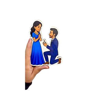 Étiquettes découpées sur mesure de qualité supérieure, autocollants indiens vintage étanches pour rituels de mariage, vente en gros, traditionnels Genzie, nouvelle arrivée - Product Image 1