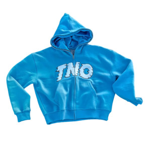 Men's Custom Logo hoodies rhinestone graphic angel <b>star</b> <b>design</b> oversized streetwear premium cotton fleece unisex style Hoodies - Product Image 3