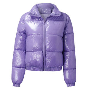 Nouvelle arrivée : veste courte matelassée à fermeture éclair pour femmes, style européen, hiver chaud, épaisse, style streetwear, veste courte à bulles pour femmes - Product Image 5