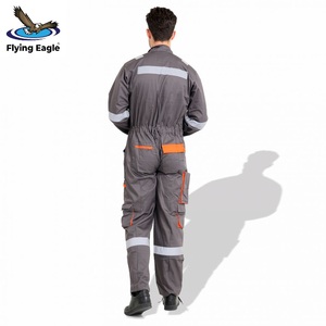 Uniforme de Trabajo Industrial Premium, Chaqueta y Pantalones de Algodón Transpirable, Ropa de Seguridad Protectora - Product Image 6