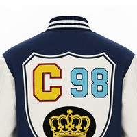 Fabricant OEM – Blouson universitaire d'hiver pour homme en chenille brodée de haute qualité – Personnalisable avec lettres brodées sur le devant