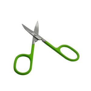Ciseaux à ongles en acier inoxydable avec manche en plastique vert, lame droite, pointe acérée, outils de manucure pour adultes - Product Image 4