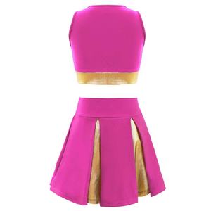 Uniformes de animadora/danza para mujer y niña, los más populares, con estampado, conjunto de CHEERLEADING en venta, hecho en Pakistán - Product Image 6