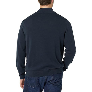 Custom Men's Women's Half Zip Sweatshirt Oversized <b>Mock</b> <b>Neck</b> Plain Cotton Streetwear Pullover <b>Top</b> - Product Image 5