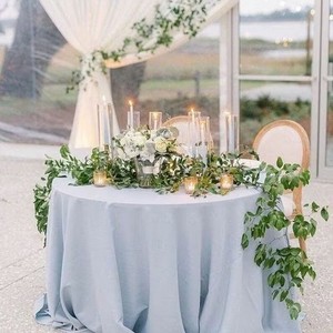 Cotton <b>Round</b> <b>Tablecloth</b> <b>for</b> Enhanced Dining Experience Wedding Decor <b>Table</b> Cover Custom Sizes Tablecover - Product Image 1