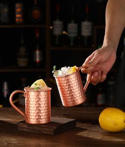 Heavy Duty Copper Mule <b>Mug</b> with Copper Handle Traditional Hand Hammered <b>Mug</b> for Cocktails Mocktails and Party Serving - Product Image 5