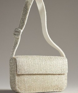 Customized Blush Pink Embroidered <b>Seed</b> Beaded Handbag Handmade Shoulder Bag <b>for</b> Women Party Event <b>Wedding</b> Crossbody Evening Bag - Product Image 2