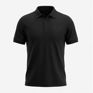 เสื้อโปโลกอล์ฟออกแบบเองสำหรับผู้ชาย ไซส์ใหญ่ สีตามสั่ง แขนสั้น ระบายอากาศได้ดี เสื้อผ้ากีฬา - Product Image 1