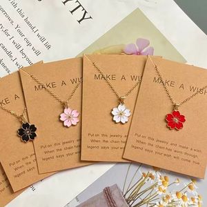 Collar con Colgante de Flor de Moda Coreana, Cadena de Aleación de Zinc para Mujer, Color Blanco y Amarillo, Gargantilla Moderna, Regalo de Verano, Venta al Por Mayor - Product Image 6