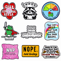 Broche émaillée avec citation amusante, broche de paix, épingles de revers, badges pour sacs à dos, accessoires vestimentaires, bijoux de mode, cadeaux pour amis
