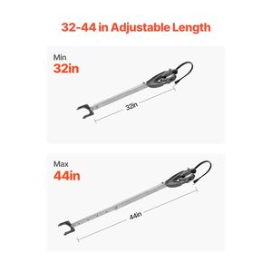 Supporto per Specchio di Poppa Regolabile 32-44 Pollici, Resistente alla Corrosione, Facile da Installare, Accessori per Barche - Product Image 5