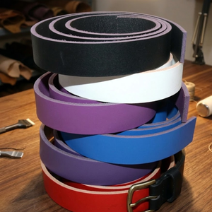 Bande marron premium de 20 mm à 25 mm de large et de 3 mm d'épaisseur |   Sangles en cuir pour composants et accessoires de bijouterie Modèle 155A Inde par EXCEL EXPORTS - Product Image 6