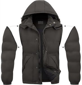 Veste matelassée légère de haute qualité pour homme, idéale pour un style décontracté moderne en hiver - Product Image 4