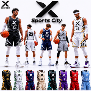 Ensemble short et maillot de basket sublimé pour femme X Sports City, coupe athlétique, polyester anti-humidité, uniformes d'équipe personnalisés - Product Image 1