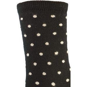 Confezione da 2 paia di calzini da donna in cotone con motivo a pois, stile sportivo - Product Image 6