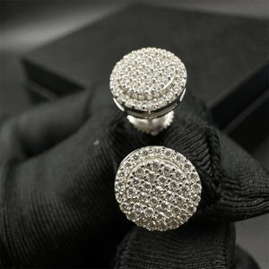 Pendientes de Diamantes Moissanite de la Mejor Calidad con Piedras VVS de Alto Brillo para Mujer, para Bodas, Novias y Ocasiones Especiales - Product Image 3