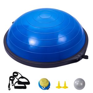 Palla da Yoga da 26 Pollici con Capacità di 1500 libbre, in ABS e PVC, per Allenamento di Stabilità, con Fasce di Resistenza, Mezza Palla per Esercizi di Equilibrio - Product Image 6