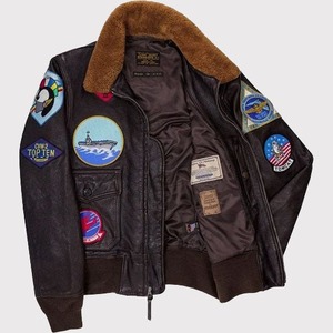 Chaqueta G-1 auténtica de la película TOP GUN - Product Image 2