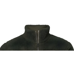Veste polaire zippée intégrale pour homme, col mandarin, 100 % coton, rembourrage chaud en coton, vêtement d'extérieur d'hiver respirant à l'avant - Product Image 2