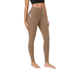 Leggings de Yoga Personalizados para Mujer, Cintura Alta, Elásticos en Cuatro Direcciones, Transpirables, para Gimnasio, Running, Entrenamiento, Ropa Deportiva Ajustada, Color Sólido - Product Image 5