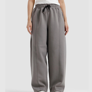 Pantalon décontracté taille haute de couleur unie pour femme – Meilleure vente – Streetwear féminin – Coupe ajustée – Pantalon baggy pour femme - Product Image 1