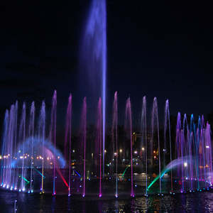 Fontaines et décorations de jardin modernes Horticlub pour l'extérieur avec jets d'eau dansants musicaux et lumières LED, durée de vie supérieure à 10 ans - Product Image 3