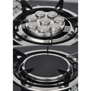 GAS <b>STOVE</b> Portable Infrared+Turbo 2-Burner GL-702TI LPG/Natural Glass/Ceramic Knob Safe for Home/Hotel/Restaurant/Cooker Use - Product Image 1