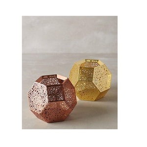 Hammered Votive Shaped Copper <b>Empty</b> Candle Vessel <b>Jar</b> Container - Product Image 4