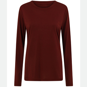 Women's Cotton <b>Long</b> <b>Sleeve</b> T Shirt Blank Casual Solid Color Custom Printed Wholesale <b>Top</b> - Product Image 5