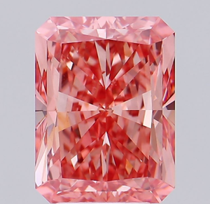 Diamante Cultivado en Laboratorio con Certificación IGI, Corte Radiante de 5.02 CT, Color Rosa Intenso, Claridad VS2, CVD ROYAL GEMS para Joyería - Product Image 1