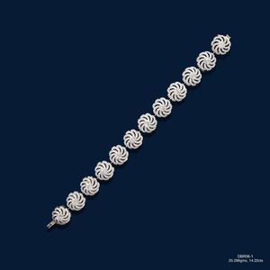 Indian Supplier Elegant Designer Tennis <b>Bracelet</b> Women Bridal Wedding Jewelry Gold Plated Gift Accessory Available For Sale - Product Image 5