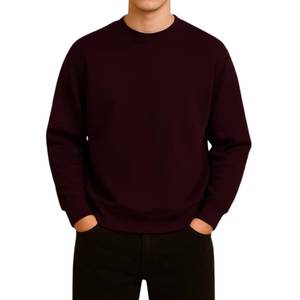 Sudadera de Cuello Redondo Personalizada para Hombre, de Algodón, Transpirable, Resistente, Ropa Urbana, Ropa de Invierno, Proveedor OEM - Product Image 5