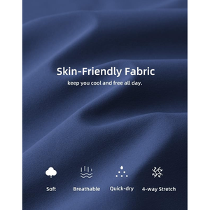 Robe de golf sans manches bleu marine pour femme, col polo, séchage rapide, respirante, légère, tricotée, sportive, couleur unie, pull-over - Product Image 6